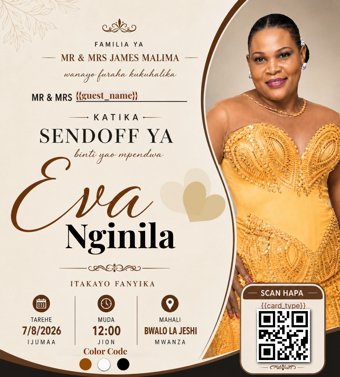 SEND-OFF of Eva Nginila